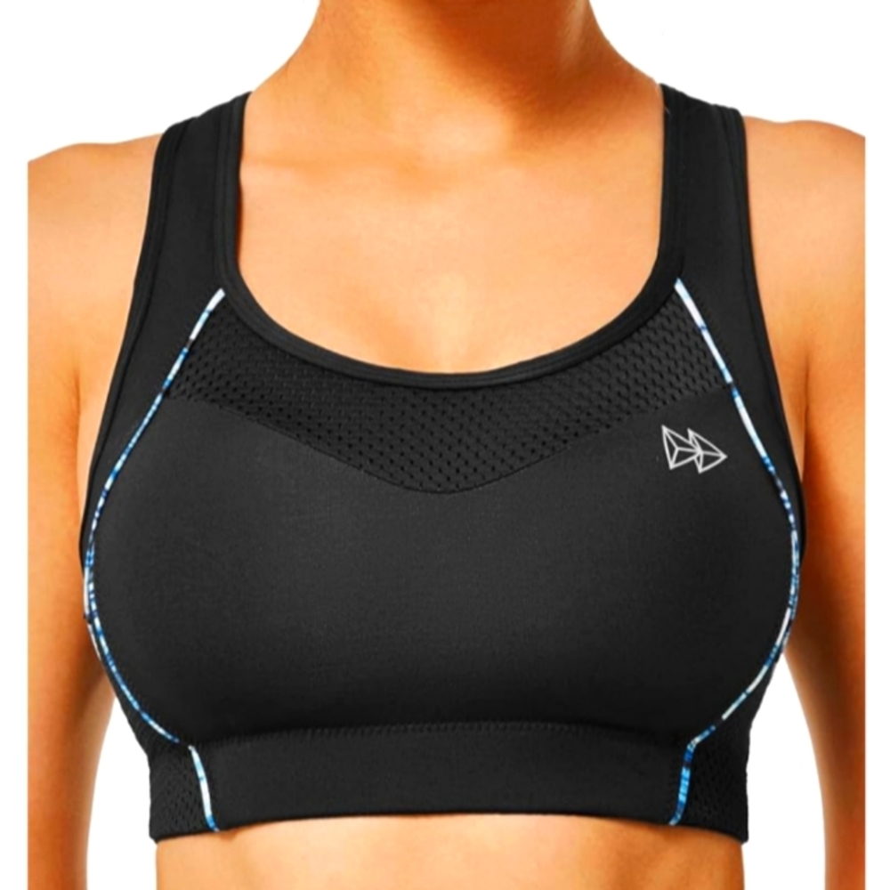 Yvette Sports Bras High Impact Racerback Sz 3XL